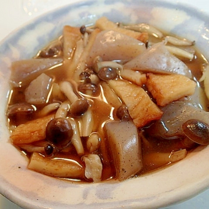 茅乃舎だしで 丸天としめじと板こんにゃくの煮物 レシピ 作り方 By ぷ みぃまま 楽天レシピ 茅乃舎だしで 丸天としめじと板こんにゃくの煮物 レシピ 作り方 By ぷ みぃまま 楽天レシピ